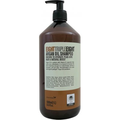 Triple Eight Argan Oil šampon na vlasy s arganovým olejem 1000 ml – Zbozi.Blesk.cz