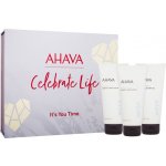 Ahava Celebrate Life Deadsea Water minerální krém na tělo 100 ml + Deadsea Water minerální krém na ruce 100 ml + Deadsea Water minerální krém na nohy 100 ml dárková sada – Zbozi.Blesk.cz