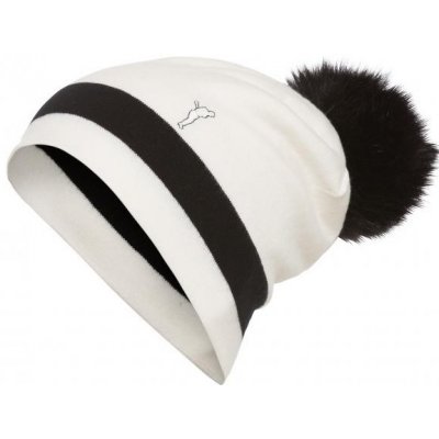 Golfino dámská Zimní Cotton Chashemere beanie Fake Fur Bílá – Hledejceny.cz