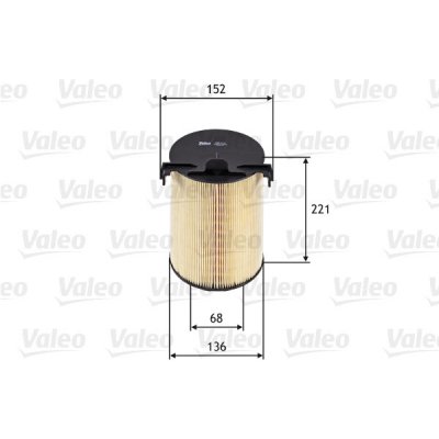 Vzduchový filtr VALEO 585652 – Hledejceny.cz