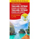 Thailand, Vietnam, Laos, Cambodia Marco Polo Map – Hledejceny.cz