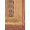 Přehoz Sanu Babu přehoz na postel hnědo-růžový brokátový 266 x 224 cm