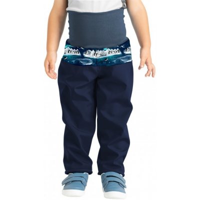 Unuo Batolecí softshellové kalhoty s fleecem Basic Tm. Modročerná Tučňáci – Zboží Mobilmania