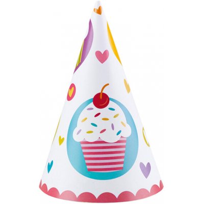 Amscan Party čepička cupcake - 6ks – Zboží Dáma