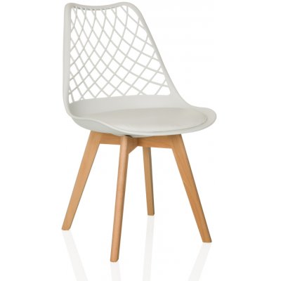 hjh LIVING Skořepinová židle SCANDI HOL – Zboží Mobilmania