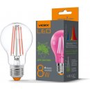 VIDEX LED žárovka E27 8W pro pěstování rostlin