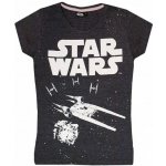 Eplusm Dámské tričko STAR WARS krátký rukáv šedé Šedá – Zboží Dáma