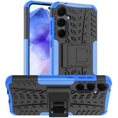 VSECHNONAMOBIL STAND Odolný ochranný kryt Samsung Galaxy A55 5G modrý 72725 – Zboží Živě