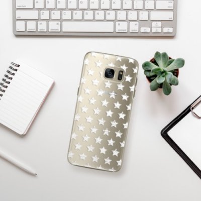 Pouzdro iSaprio Stars Pattern Samsung Galaxy S7 Edge bílé – Zboží Mobilmania