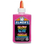 Elmer's Lepidlo Glow in Dark 147 ml růžové – Hledejceny.cz