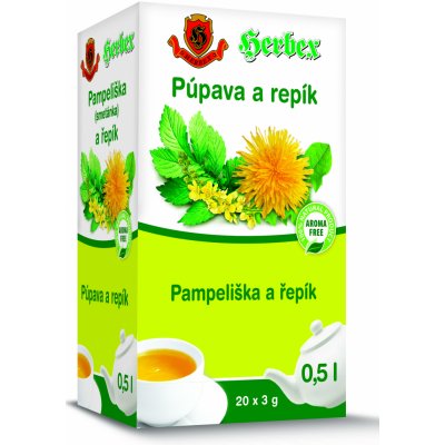 Herbex Pampeliška a řepík 20 x 3 g – Zboží Dáma