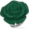 Prsteny Šperky eshop prsten zelená růže pryskyřice BB2.17