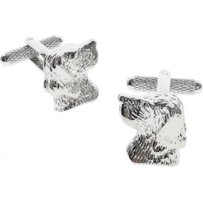 Knoflickarna.CZ manžetové knoflíčky pes hlava – Zboží Dáma