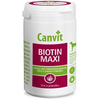 Canvit Biotin Maxi pro psy 250 tbl. 500 g – Hledejceny.cz