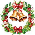 Paw Ubrousek 33x33cm Věnec se zvonky – Hledejceny.cz