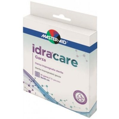Master Aid IDRA Care Krytí Sterilní - mastný tyl s kyselinou hyaluronovou 10 x 10 cm, 10 ks – Zboží Dáma