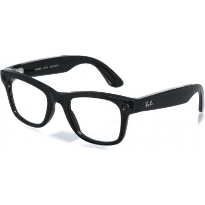 Ray Ban Meta Wayfarer 2. gen Matte Black/Clear with Blue-violet light filter – Zboží Mobilmania