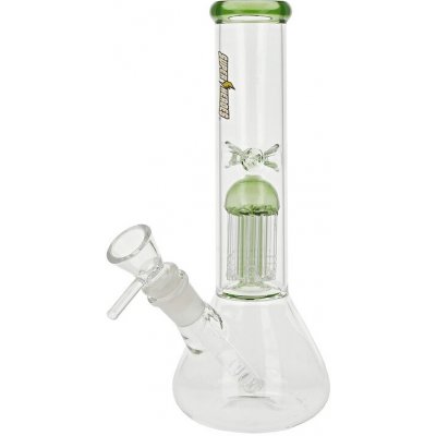 Super Heroes Skleněný bong s perkolací Beaker Perc. Green 25cm