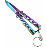 Amont Third Mini duhový Balisong KEYCHAIN – Zboží Dáma
