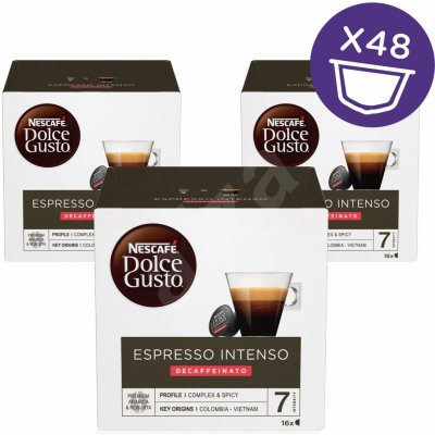 Nescafé Dolce Gusto Espresso bezkofeinové Decaffeinato kapslí 3 x 16 ks – Hledejceny.cz