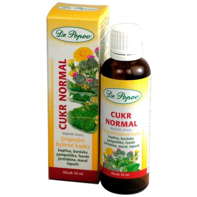 Dr.Popov Kapky bylinné Cukr normal 50 ml – Hledejceny.cz