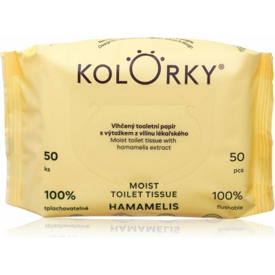Kolorky Moist Toilet Tissue Hamamelis vlhčený 50 ks – Hledejceny.cz