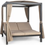 Blumfeldt Eremitage Double XL, sluneční, 2 osoby, ocelový rám, sluneční střecha, závěsy (GDW20-EremDouXL-TPE) – Zbozi.Blesk.cz
