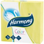 Harmony ubrousky papírové barevné Color žlutá 50ks 33x33cm – Zboží Dáma