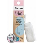 Zooro Grooming Tool Čistič zubů zubní kartáček pro psy na prst látkový pratelný s aktivním stříbrem – Zboží Mobilmania