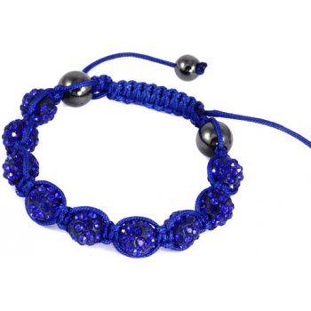 YooY náramek Shamballa CNK0197 modrý