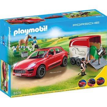 Playmobil 9376 Porsche Macan GTS s přívěsem pro koně