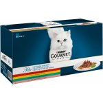 Gourmet Perle multipack rybí a masový hovězí kuře králík losos ve šťávě 60 x 85 g – Zboží Mobilmania