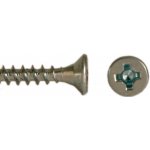 Vrut UniQuadrex ZnB, zapuštěná hlava - 5x60 částečný závit – Sleviste.cz