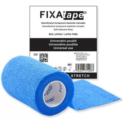FIXAtape STRETCH samofix.obina. 7,5 x 450 cm modrá – Zboží Dáma