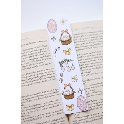 Ilustrovaná záložka do knihy Velikonoční ráno 5x20 cm – Hledejceny.cz