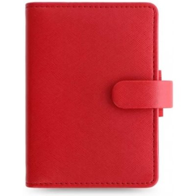 Filofax Mini Saffiano A8 týdenní 2022 červený – Zboží Živě