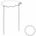 Vlnitá kruhová podpěra pro rostliny 1/2 kruhu, průměr 40 cm / výška 85 cm