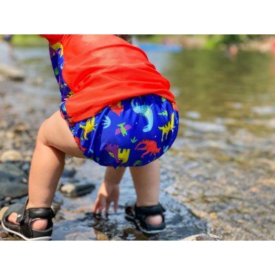 Smart Bottoms Lil' Swimmer DINOS Small