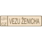 Svatební SPZ - VEZU ŽENICHA – Zboží Dáma