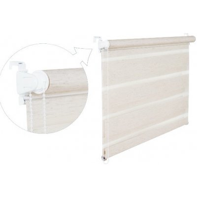 Zebra-shop Den a noc Mini Standard béžový melír BH 08 150 x 30 cm šedá – Hledejceny.cz