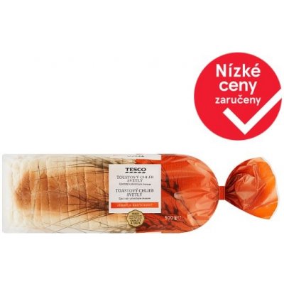 Tesco Toustový chléb světlý 500 g – Hledejceny.cz