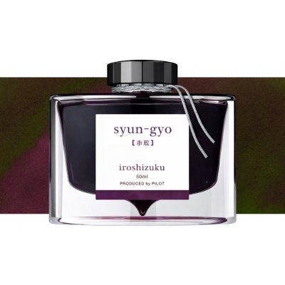 Inkoust Pilot Iroshizuku 50 ml syun gyo – Sleviste.cz