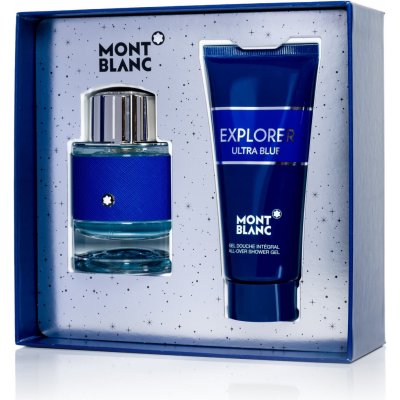 MontBlanc Explorer Ultra Blue EDP 60 ml + sprchový gel 100 ml dárková sada