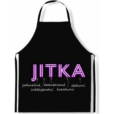 Impar Zástěra Ženská jména NEON Jitka – Hledejceny.cz