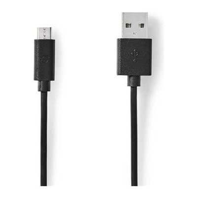 Nedis CCGL60500BK05 USB, USB-A Zástrčka - Micro USB-B, 0,5m, černý – Zboží Živě