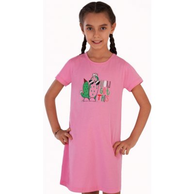Dívčí noční košilka s kaktusem růžová – Zboží Dáma