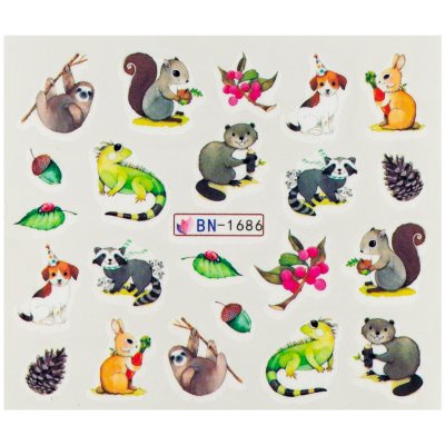 BIO nails Vodolepka BN 1686 zvířátka – Hledejceny.cz