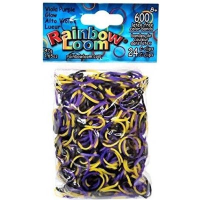 Rainobow Loom originálne gumičky svietiace bordovo-fialové 600 kusov od 6 rokov – Zboží Dáma