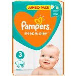 Pampers Sleep&Play 3 78 ks – Sleviste.cz