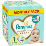 PAMPERS Premium Care 1 156 ks – Zboží Mobilmania